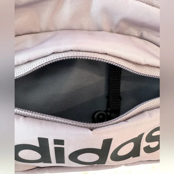 Adidas Lavender Quilted Waist Purse/ Fanny Pack w/ Adjustable Strap to 33”-34” - Picture 6 of 11